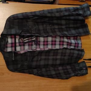 Harley Davidson plaid shirt